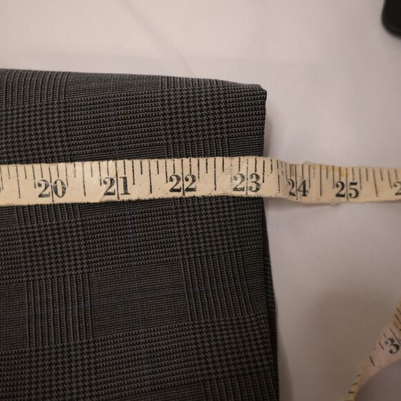 Jos A Bank Mens 44R Gray Glen Check 2-Button Single Vent Wool Sports Coat Blazer - Picture 9 of 10